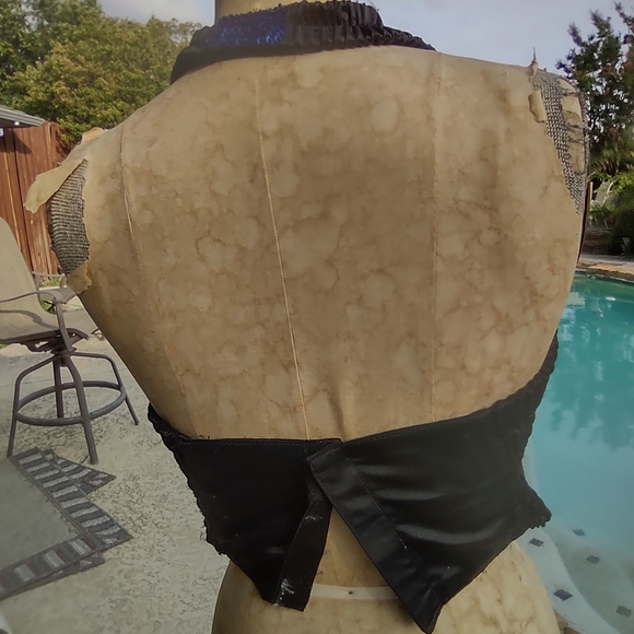 Vintage 80s handmade stripper top Velcro off , USA wonder woman - Picture 6 of 13